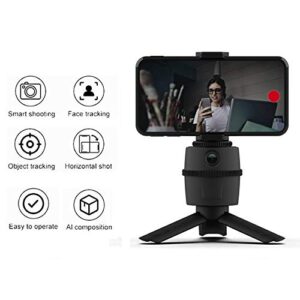 BoxWave Stand and Mount Compatible with Oppo Find X3 Pro - PivotTrack Selfie Stand, Facial Tracking Pivot Stand Mount for Oppo Find X3 Pro - Jet Black