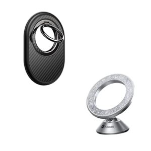andobil magneic phone grip & magnetic car mount