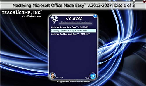 TEACHUCOMP Video Training Tutorial for Microsoft Office 2013 and 2010 DVD-ROM Course and PDF Manuals