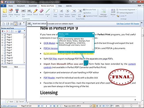 Perfect PDF 10 Premium - Powerful PDF Editing Software - 100% Compatible with Adobe Acrobat - Create, Edit, Convert, Protect, Add Comments, Insert Digital Signatures, OCR Recognition