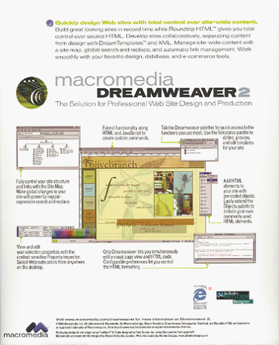 Macromedia Dreamweaver 2 for Windows