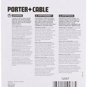 PORTER-CABLE 4-1/2-Inch Circular Saw Blade, Plywood Cutting, 120-Tooth (12057)