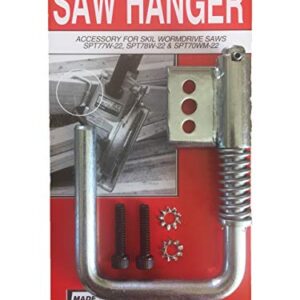 Toolhangers Unlimited Original Retractable Saw Hanger (Red #21087) - Hook Accessory for Skil Wormdrive Saws