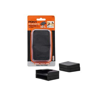 pony jorgensen 7456 cushion clamp pads (4-pack), black