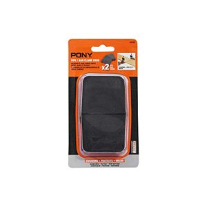 Pony Jorgensen 7456 Cushion Clamp Pads (4-Pack), Black