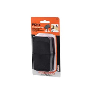 Pony Jorgensen 7456 Cushion Clamp Pads (4-Pack), Black