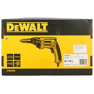 DEWALT Drywall Screw Gun, 6.5-Amp (DW268) , 0.25