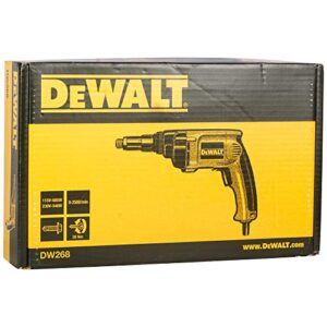 DEWALT Drywall Screw Gun, 6.5-Amp (DW268) , 0.25