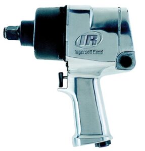 ingersoll rand 261 3/4-inch super duty air impact wrench - high torque output, handle exhaust, pressure-feed lube system, hammer impact mechanism, silver