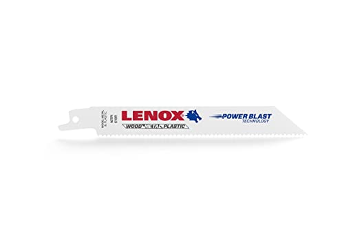 LENOX Reciprocating Saw Blades, Metal Cutting, 6-Inch, 14 TPI, 5-Pack (20564614R)