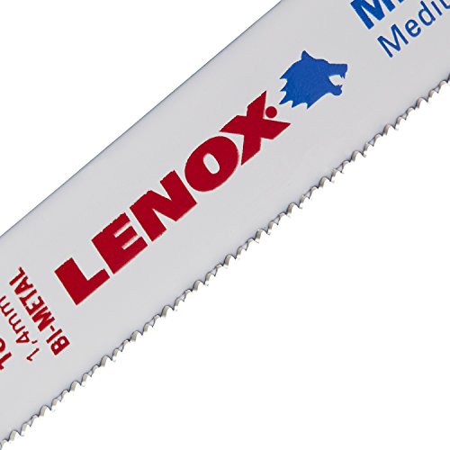 Lenox Tools - 20566618R LENOX Tools Metal Cutting Reciprocating Saw Blade with Power Blast Technology, Bi-Metal, 6-inch, 18 TPI, 5/PK