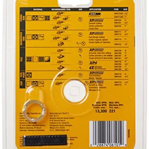 DEWALT Diamond Blade, Dry or Wet Cutting, Continuous Rim, 7/8-Inch Arbor, 4-1/2-Inch (DW4701)