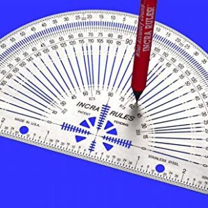 Incra PROTRAC06 6-Inch Precision Marking Protractor