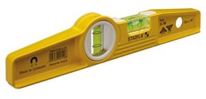 stabila 25100 10-inch die-cast rare earth magnetic level , yellow