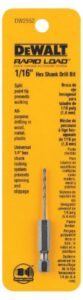 dewalt dw2552-1/16-inch hex shank drill bit