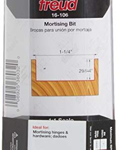 Freud 16-106: 1-1/4” (Dia.) Spoilboard Surfacing & Mortising Bit