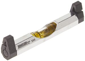 johnson level & tool 555 aluminum line level, 3", silver, 1 level
