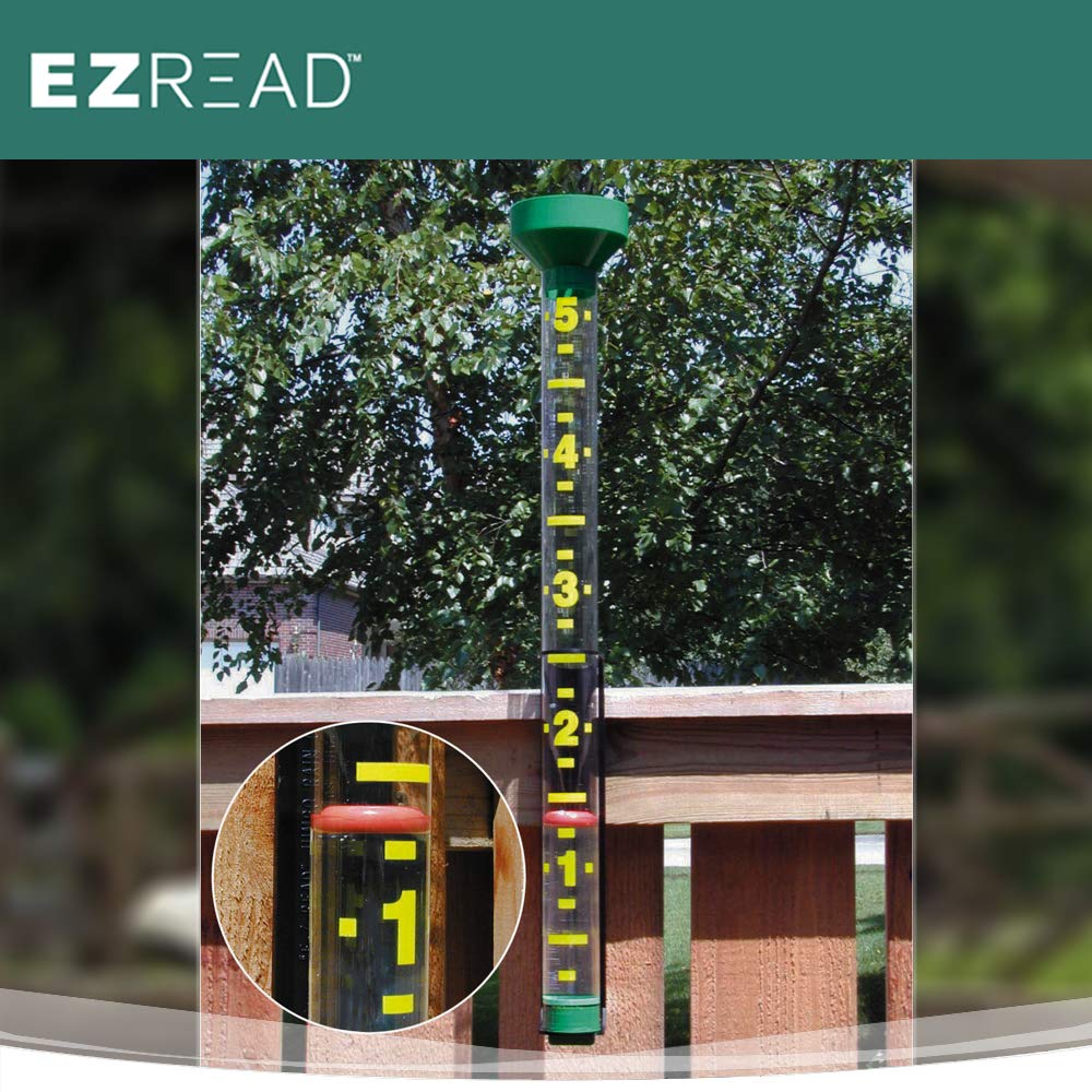 Headwind Consumer Products EZRead - Jumbo EZRead Rain Gauge with Float 820-0002 - Easy to Read, Waterproof,for Outdoor Use, 26 Inches Tall