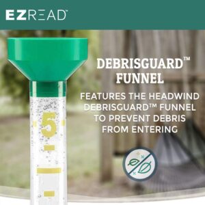 Headwind Consumer Products EZRead - Jumbo EZRead Rain Gauge with Float 820-0002 - Easy to Read, Waterproof,for Outdoor Use, 26 Inches Tall