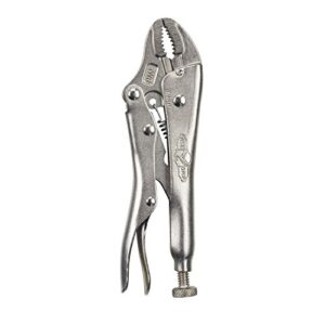 irwin vise-grip locking pliers with wire cutter, 5-inch, curved jaw (902l3)