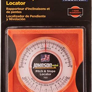 Johnson Level & Tool 750 Pitch & Slope Locator, Orange, 1 Level