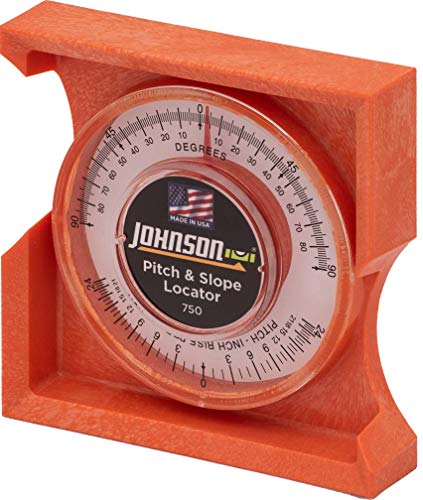 Johnson Level & Tool 750 Pitch & Slope Locator, Orange, 1 Level