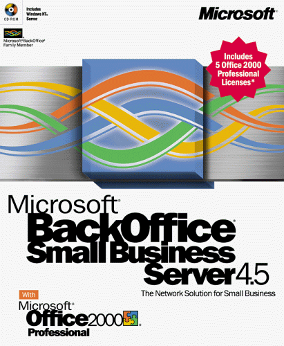 BackOffice SBS Small Business Svr 4.5 NT with Office 2000 Pro (5-client) [Old Version]