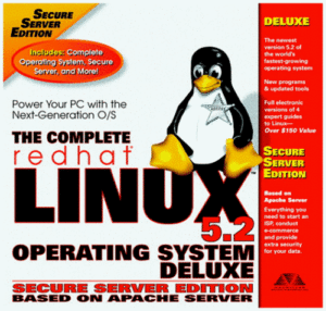 complete redhat linux 5.2 operating system deluxe secure server