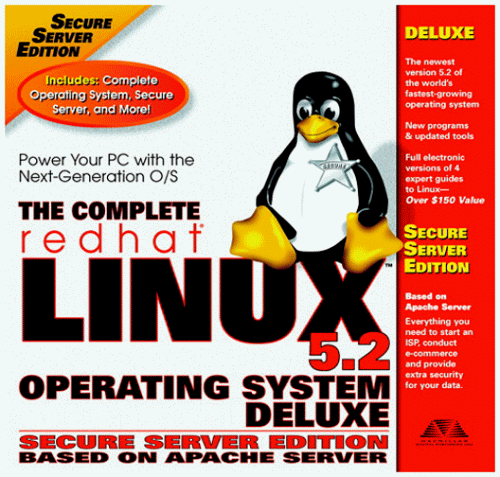 Complete Redhat Linux 5.2 Operating System Deluxe Secure Server