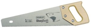 stanley hand saw, 8-tpi, 15-inch (15-334)