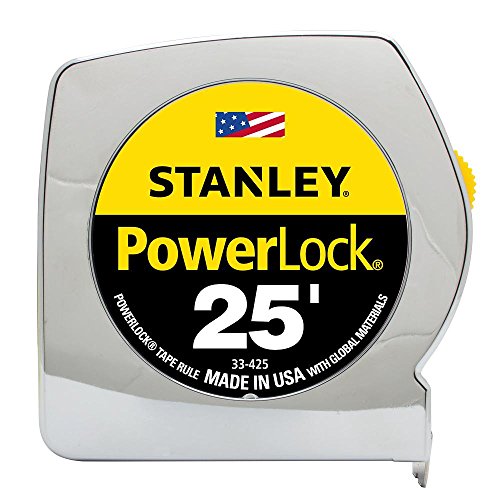 STANLEY Tape Measure, Chrome, 25-Foot (33-425)