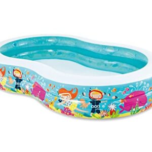 Intex Pool Snorkel Fun Swim Centre Pool,103 inch X 63 inch X 18 inch, for Ages 3+