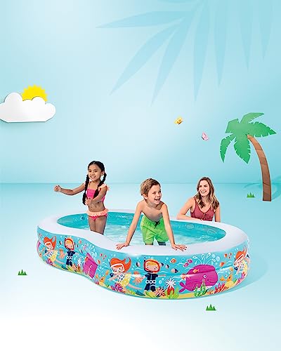 Intex Pool Snorkel Fun Swim Centre Pool,103 inch X 63 inch X 18 inch, for Ages 3+