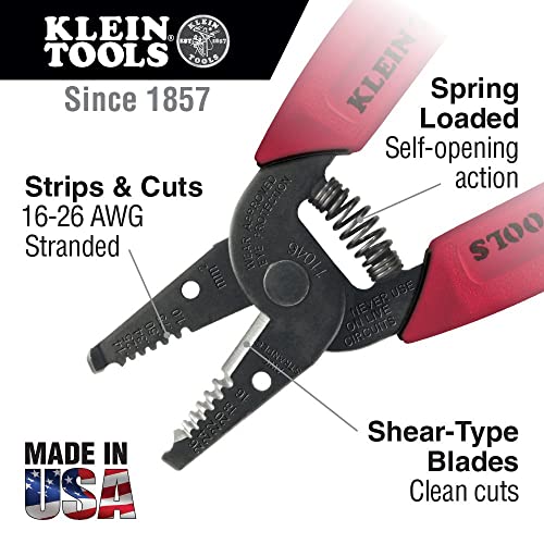 Klein Tools 11046 Wire Stripper/Cutter 16-26 AWG Stranded