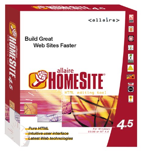 Allaire Homesite 4.5 Html Editing Tool