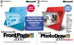 microsoft frontpage 2000 with photodraw 2.0 [old version]