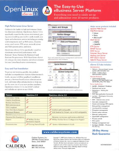 OpenLinux eServer 2.3