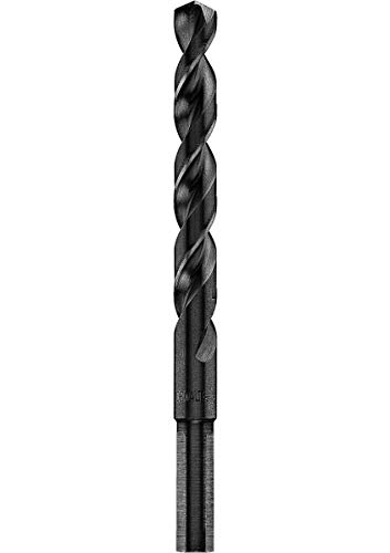 DEWALT DW1128 7/16-Inch Black Oxide 3/8-Inch Reduced Shank Split Point Twist Drill Bit