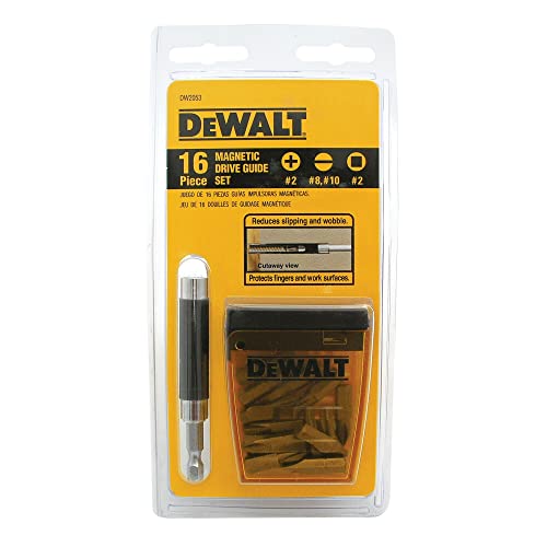 DEWALT DW2053CS 16-piece Drive Guide Set clipstrip