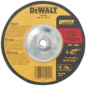 dewalt grinding wheel for metal, 7-inch (dw4999)