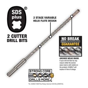 DEWALT DW5412 7/32-Inch by 8-Inch by 10-Inch Rock Carbide SDS Plus Hammer Bit , Silver
