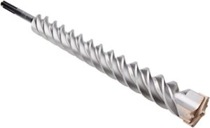 dewalt sds max bit for rotary hammer, 4 cutter, 2-inch x 22-1/2-inch (dw5831)