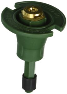 orbit 54028 plastic pop-up sprinkler head with brass nozzle 1/2 radius