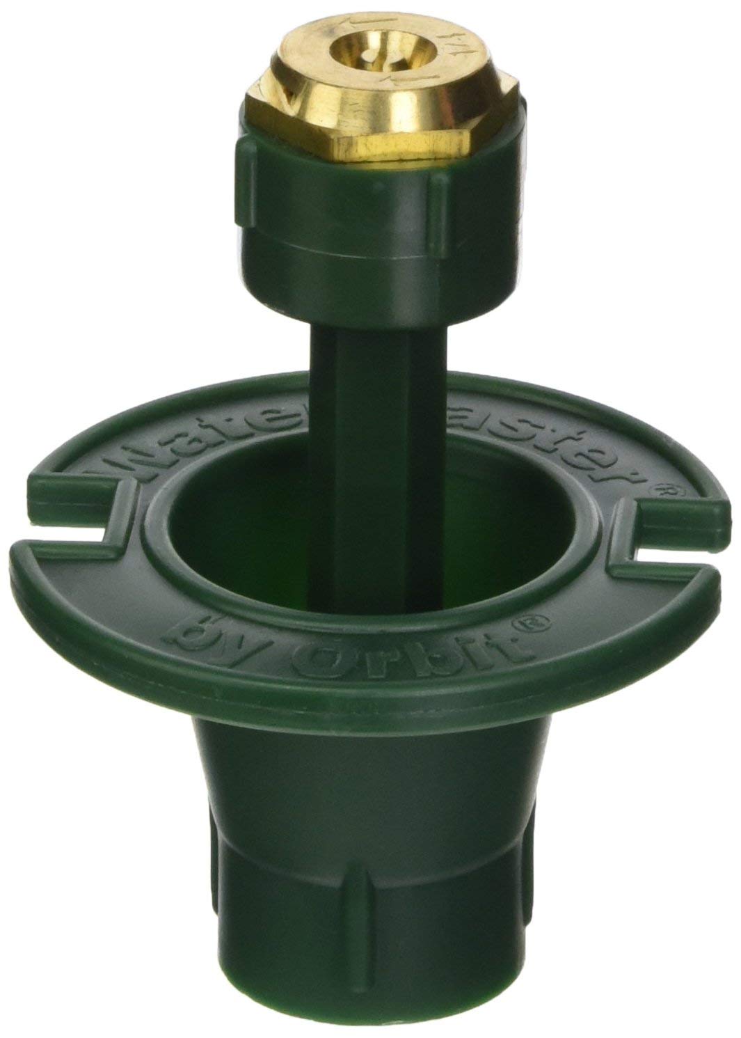 Orbit 54029 Plastic Pop-Up Flush Head Sprinkler with Brass Quarter Pattern Spray Nozzle