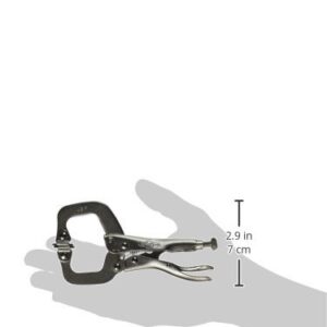 IRWIN VISE-GRIP C Clamp, Locking with Swivel Pads, 4-inch (165)