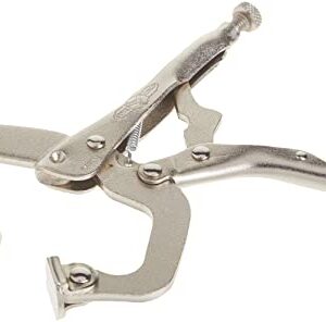 IRWIN VISE-GRIP C Clamp, Locking with Swivel Pads, 4-inch (165)