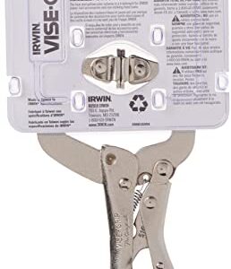 IRWIN VISE-GRIP C Clamp, Locking with Swivel Pads, 4-inch (165)