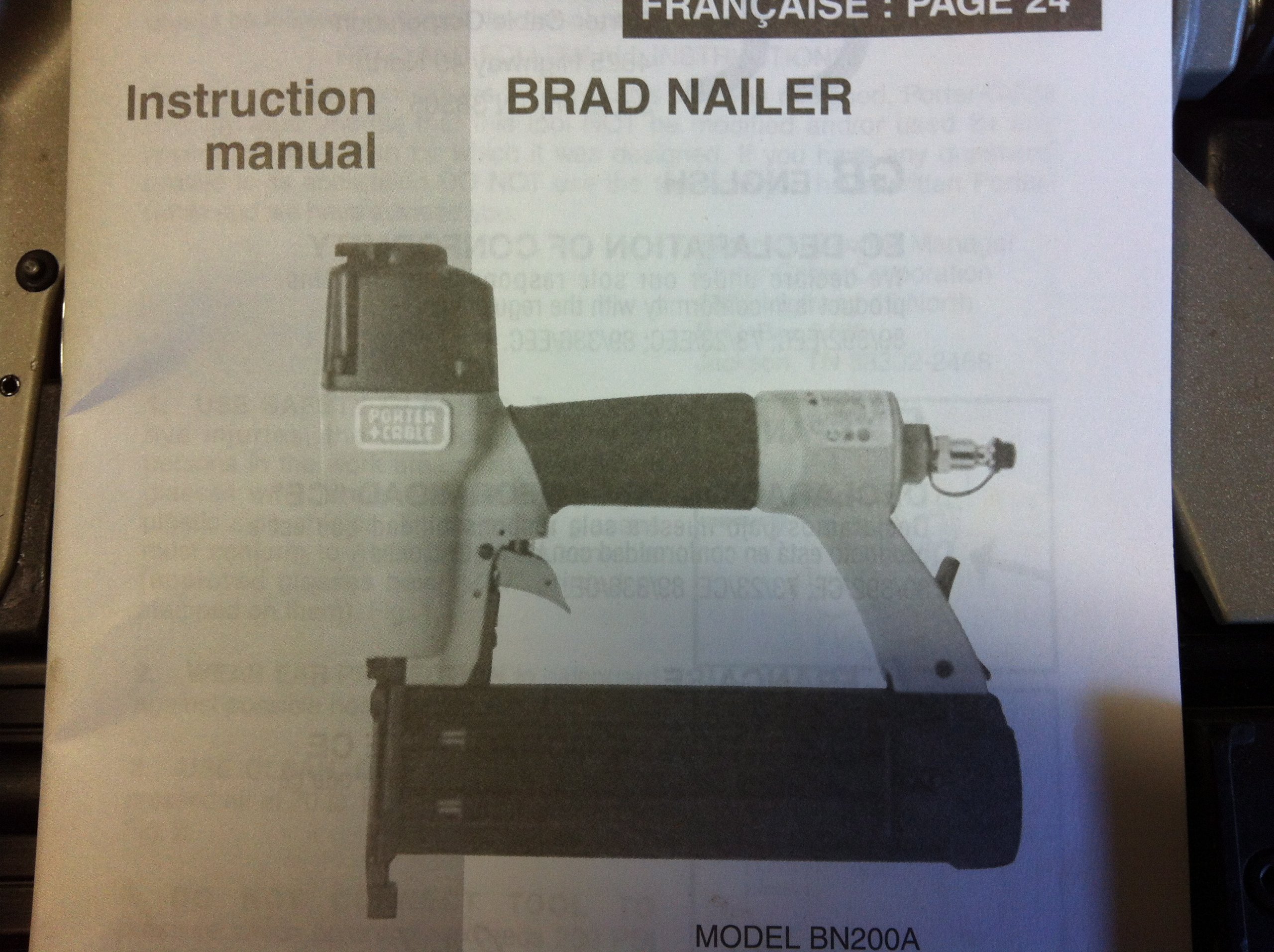 PORTER-CABLE BN200A 3/4-Inch to 2-Inch 18-Gauge Brad Nailer