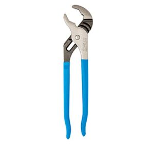 channellock 442 tongue and groove pliers, 12 in, black, blue, silver