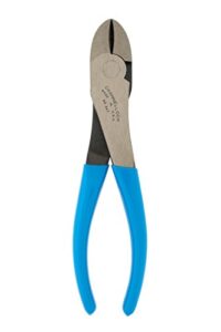 channellock 447 gidds2-821226 curved jaw diagonal cutting plier grey/blue, 7.5-inch curved diagonal